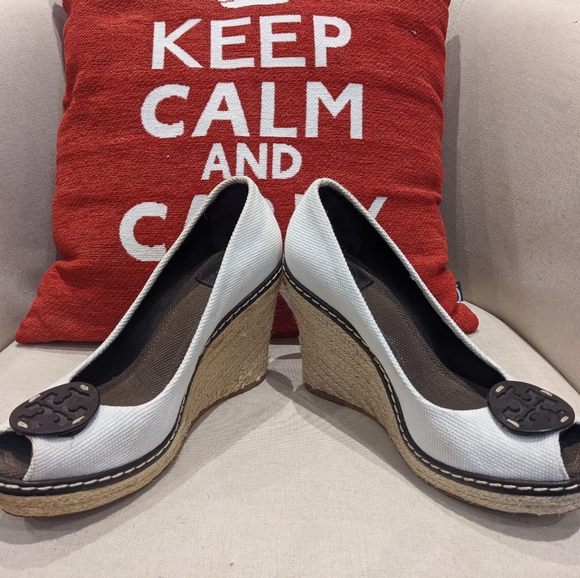 Tory Burch Espadrille Wedges - Picture 2 of 4